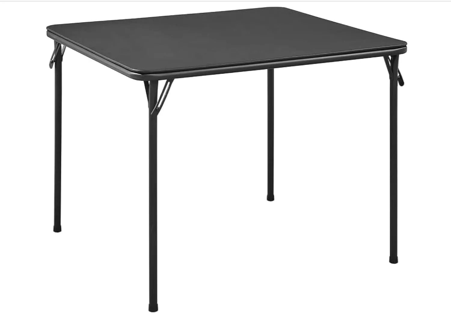 BOOSDEN Foldable Table, Folding Tables for Indoor and Outdoor Use, 2.6 ft Square Card Table, Collapsible Design, Lightweight and Durable, Fold Up Tables, Ideal for Camping, Dining, Picnic, Black