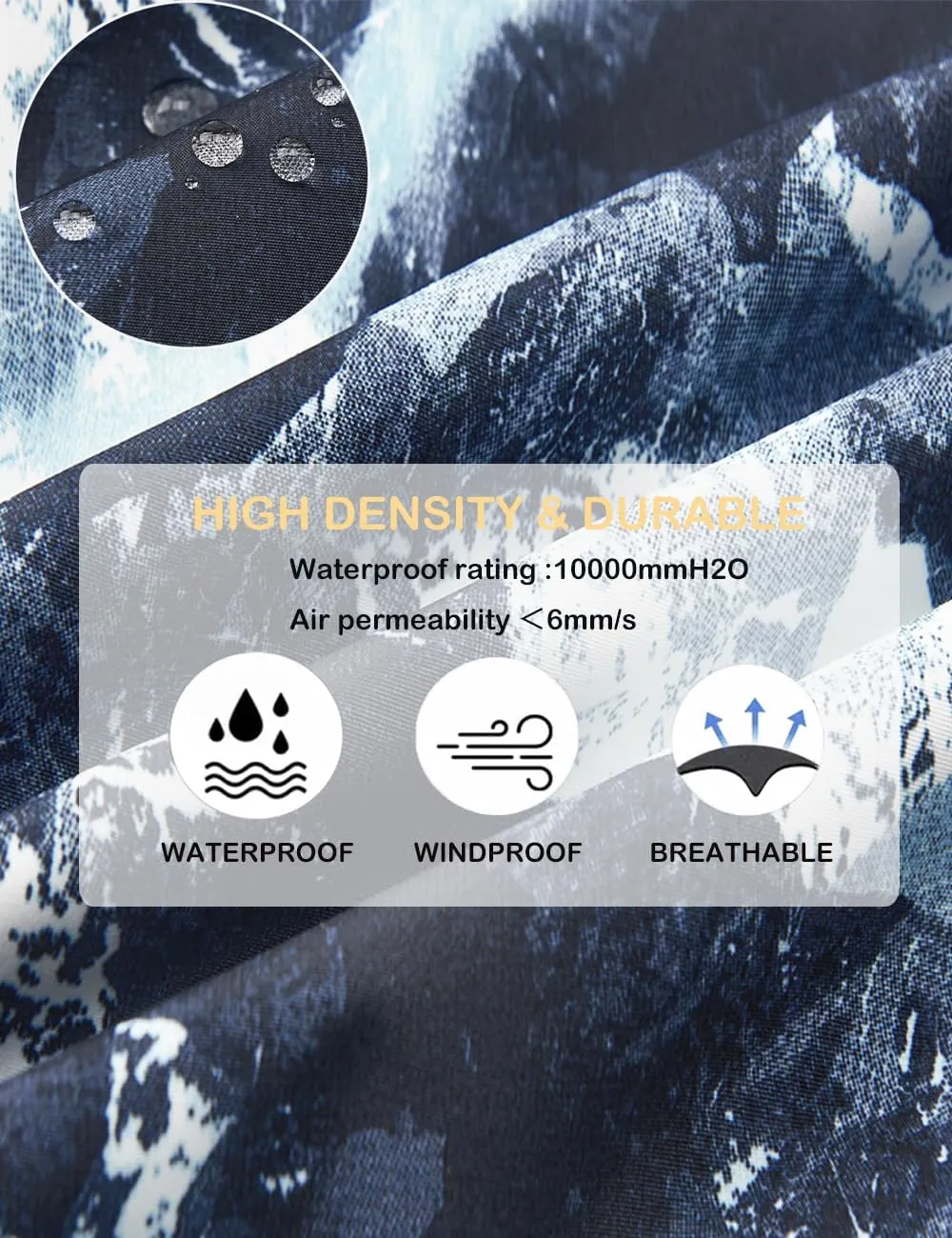 Boys Waterproof Ski Jacket Warm Winter Fleece Snow Coat Kids Outdoor Hooded Snowboard Jacket