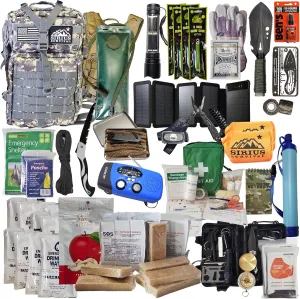 Bug Out Bag - Premium Bugout Backpack Pre-Packed Survival Kit - Ultimate Bug Out Bag Backpack Survival Kit - Comprehensive Survival Bag - Go Bag Emergency Backpack