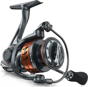 Cadence Vigor Spinning Reel - 9 1 BB Fishing Reel with Lightweight Magnesium Frame, Smooth Powerful Spinning Reels with High-Speed 6.2:1 Gear Ratio, 36 LBs Max Drag & Stronger Machined Handle