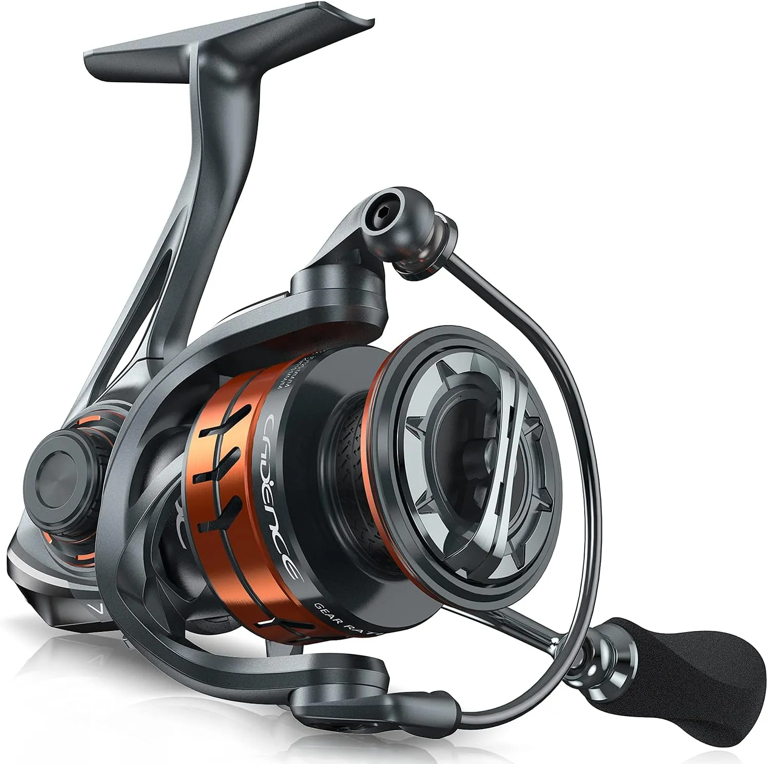 Cadence Vigor Spinning Reel - 9 1 BB Fishing Reel with Lightweight Magnesium Frame, Smooth Powerful Spinning Reels with High-Speed 6.2:1 Gear Ratio, 36 LBs Max Drag & Stronger Machined Handle