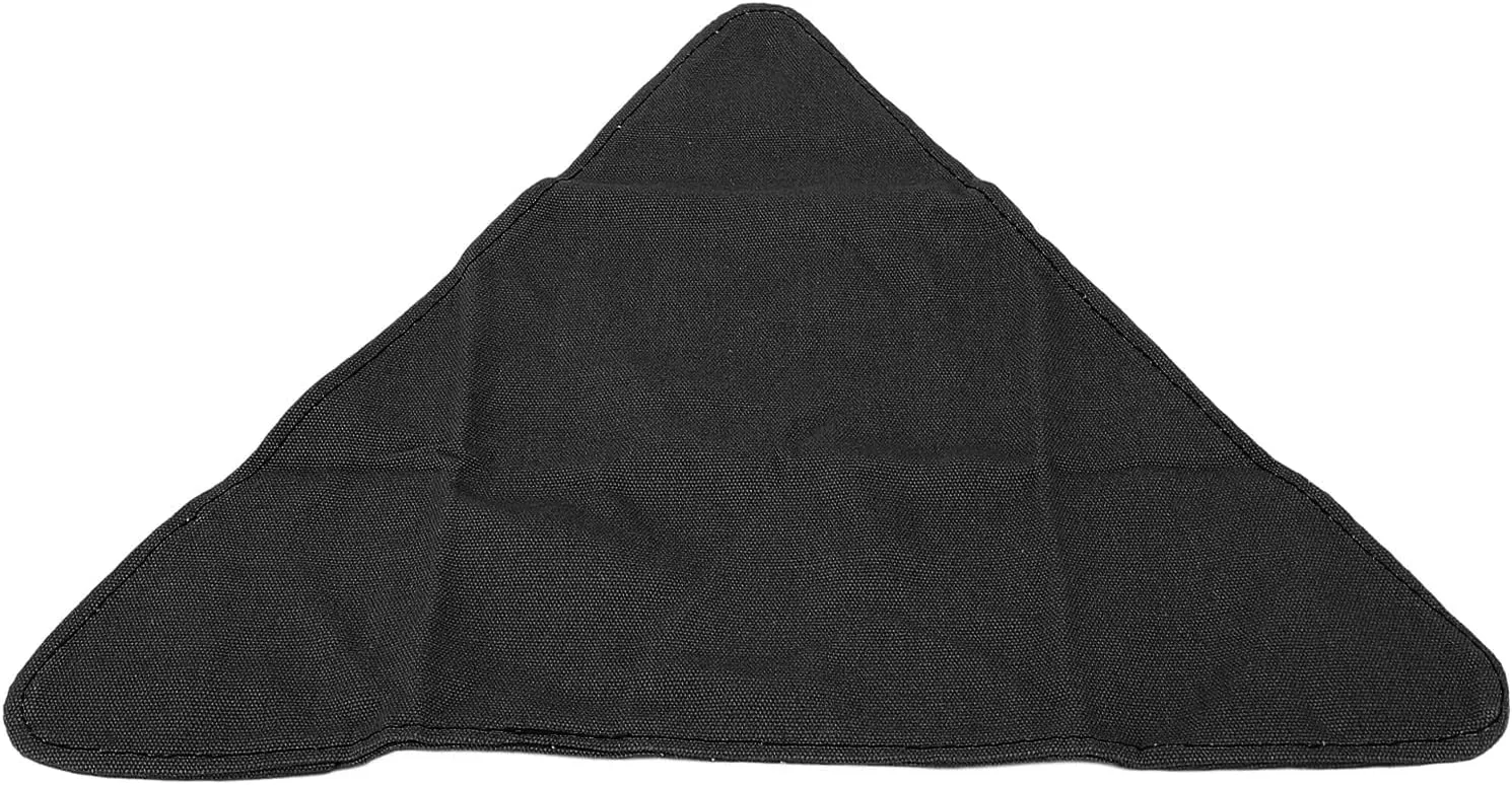 Camping Chair Fabric Folding Camping Stool Cloth Chair Replacement Fabric with Rope, Beach Chair Cloth, Foldable Recliner Cloth for Fishing Camping Beach and Yard (Black)