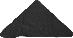Camping Chair Fabric Folding Camping Stool Cloth Chair Replacement Fabric with Rope, Beach Chair Cloth, Foldable Recliner Cloth for Fishing Camping Beach and Yard (Black)