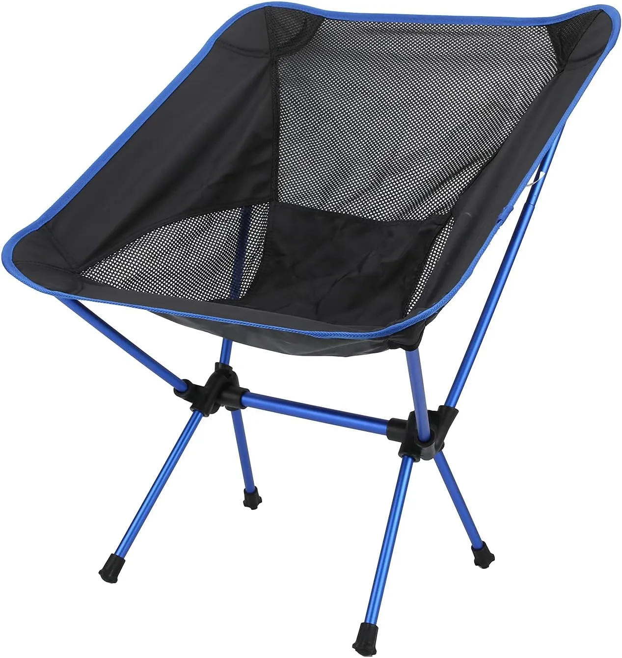 Camping Chair, Fishing Chair, Portable Folding Chair with Storage Bag for Adults, Aluminum Frame, Lightweight, 150KG Capacity, for Camping, BBQ, Hiking, Beach, Lawn