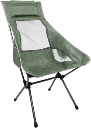 Camping Chair Folding Chair Portable Chair Outdoor High Back Camping Chair Portable Folding Seat with Mesh Backrest Camping Fishing Stool with Quilted Pillow Camping Chairs for Adults/Black/