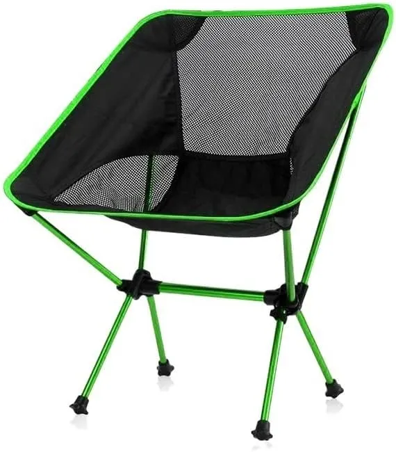 Camping Chair Folding Chair Portable Chair Portable Camping Chair Outdoor Lightweight Aluminum Moon Chair Leisure Camping Fishing Chair Folding Stool Camping Chairs for Adults/a/Size