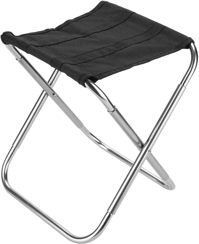 Camping Chair, Folding Chair Stool Fishing Chair Lightweight Portable Train Stool Aluminum Alloy Folding Chair for Outdoors Barbecue Camping