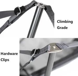 Camping Chair, Folding Outdoor Folding Chair, Camping Chair, Camping Chair, Outdoor Camping Chairs for Fishing, Lounger, Breathable Mesh Construction, 2 Side Pockets, Folding Chairs
