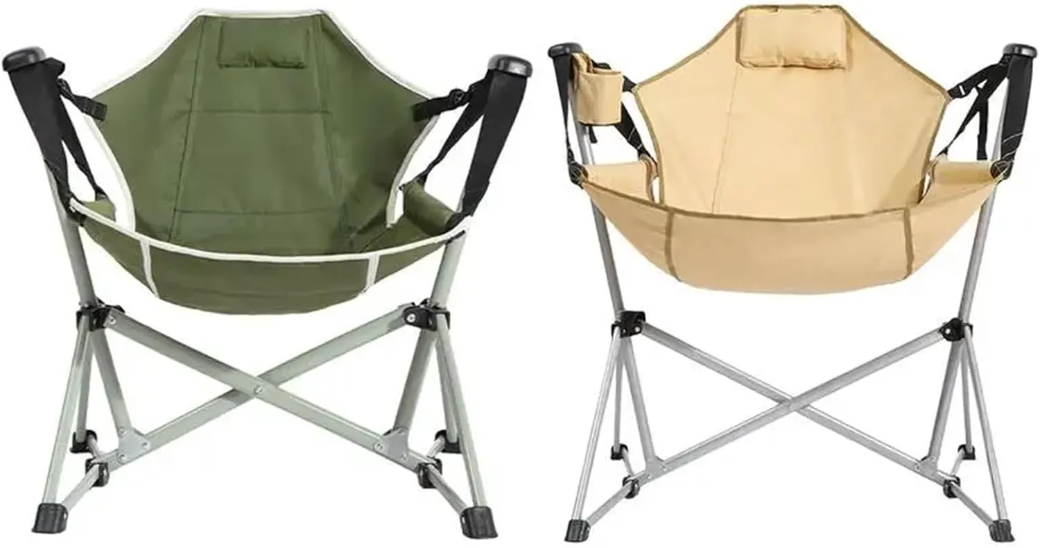 Camping Chair Leisure Rocking High Back Folding Recliner Chair