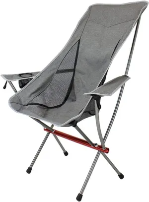 Camping Chair Outdoor Chair Foldable Chair Outdoor Camping High Back Chair Portable Ultralight Seat Collapsible Backpacking Chair With Soft Armrests For Hiking Folding Camping Chair ( Color : A )