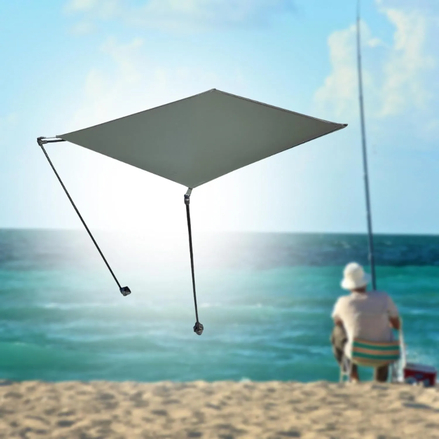 Camping Chair Shade Portable Awning Lightweight Shelter Folding Chair Shade for Outdoor Yard Travel Fishing Accessories