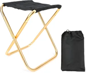 Camping Chairs,1 Small Folding Chair,Folding Stool,Camping Stool Portable Lightweight Folding Chair for Outdoor Travel BBQ Hiking
