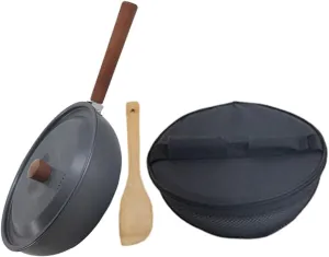 Camping Cooking Pot Aluminum Alloy Skillet Portable Camping Kitchen Set Deep Fryer Pot Fried Egg Pan Milk Warmer for Outdoor Cooking