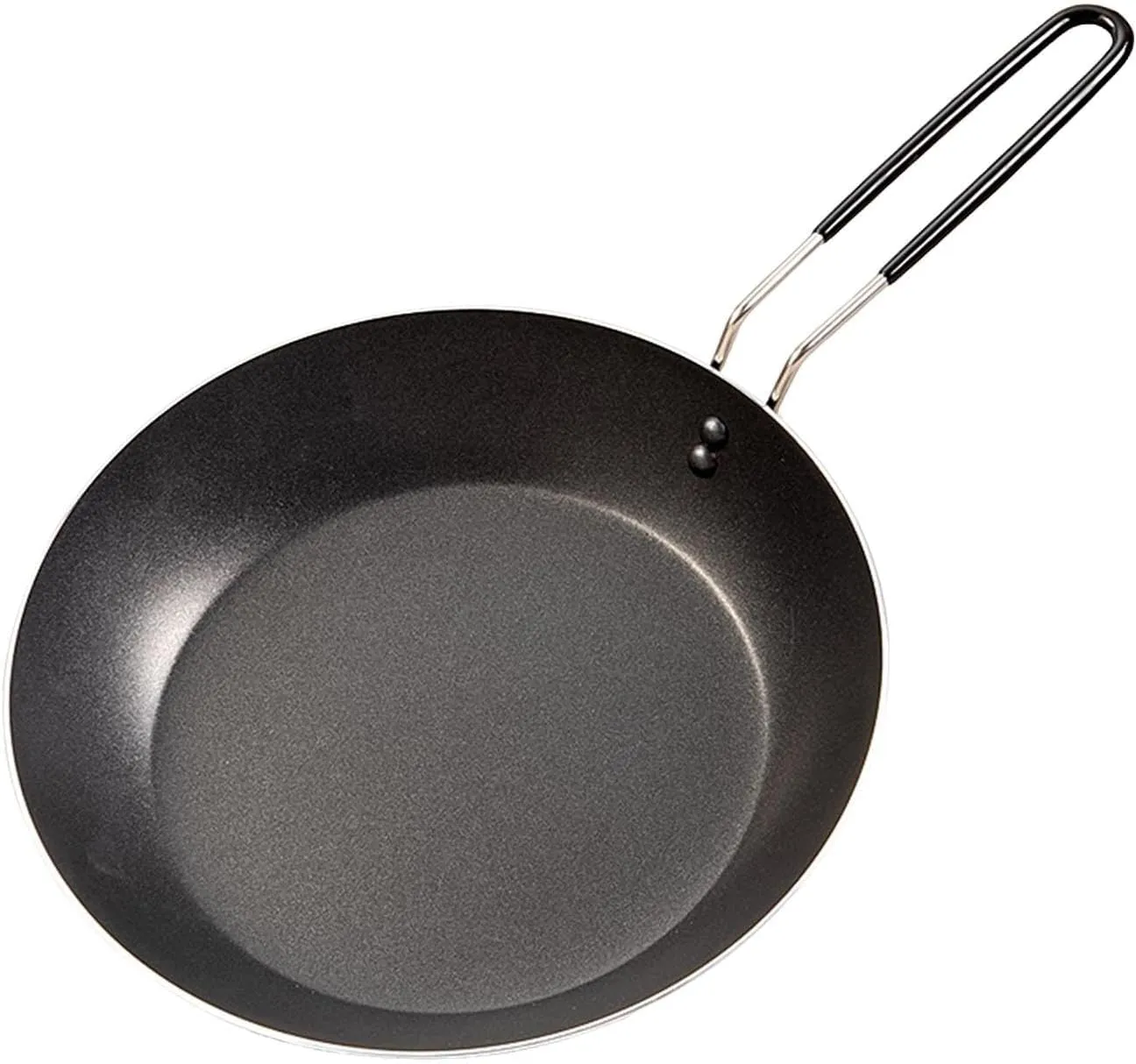 Camping Fry Pan, Foldable Handle Frying Pan, Multifunctional Cookware Nonstick Skillet for Kitchen Travel Fishing Barbecue