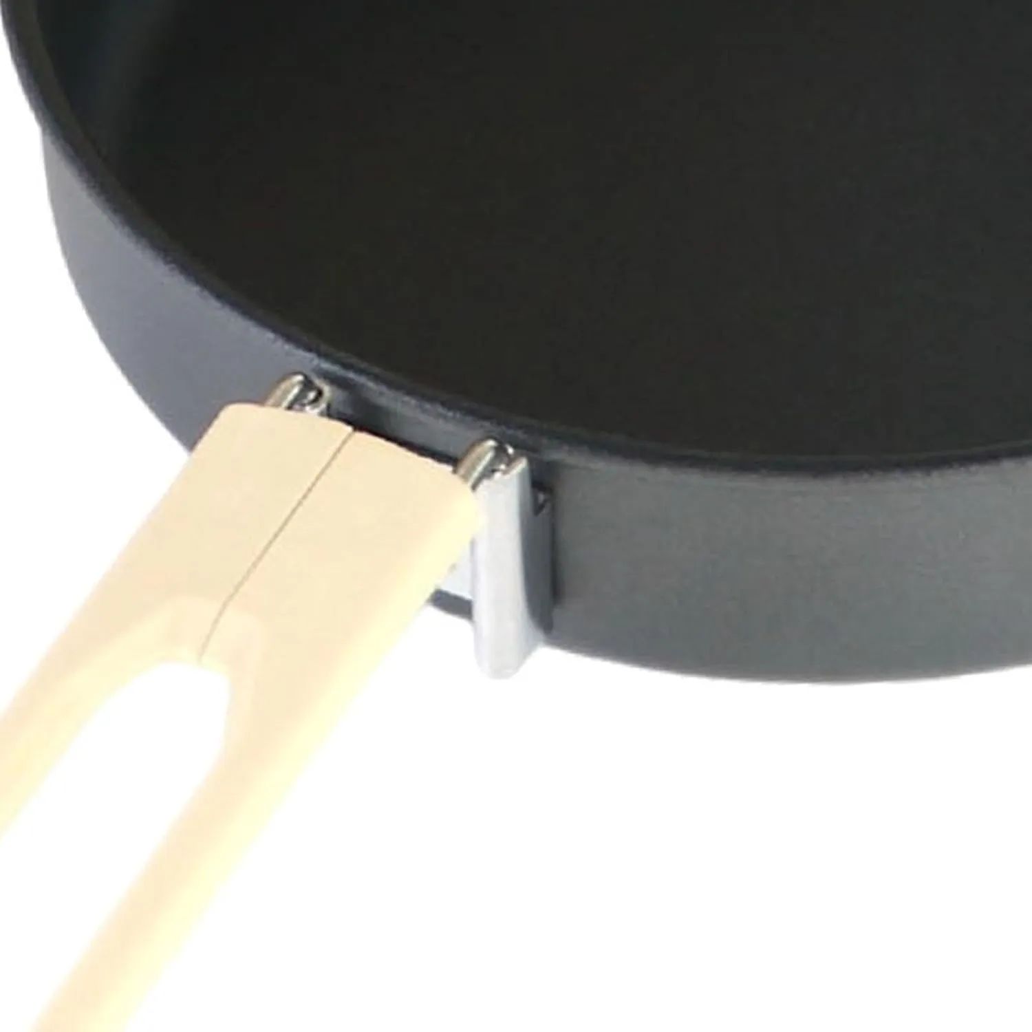 Camping Frying Pan Outdoor Cooking Flat Griddle Pan Multifunctional Reusable Folding Handle Nonstick Skillet for RV Barbecue, L Aluminum Alloy