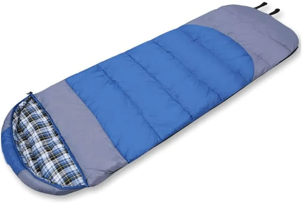 Camping Sleeping Bag - 3 Season - Winter, Spring, Fall, Envelope Lightweight Portable, Waterproof for Adults & Kids - Camping Gear Equipment, Traveling, Hiking and Outdoors