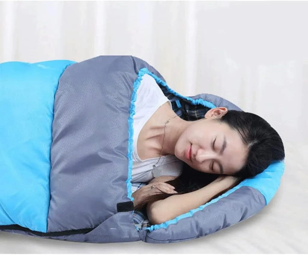 Camping Sleeping Bag - 3 Season - Winter, Spring, Fall, Envelope Lightweight Portable, Waterproof for Adults & Kids - Camping Gear Equipment, Traveling, Hiking and Outdoors