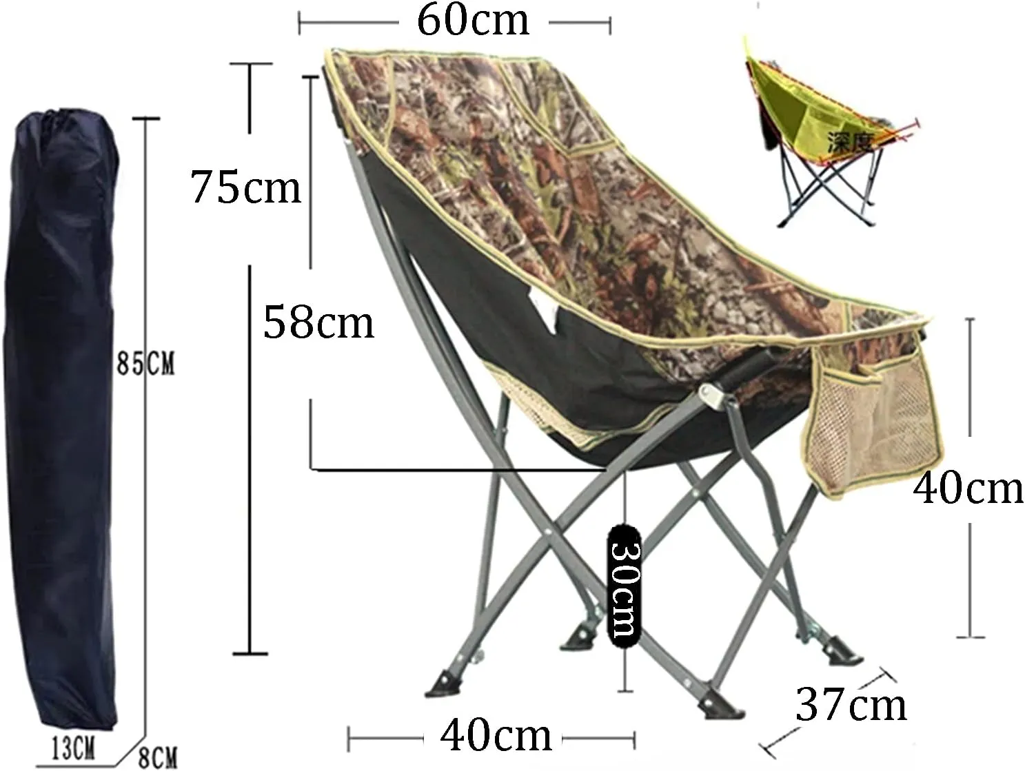 Camping Table Chairs Aluminum Alloy Folding Table and Chair Set, The Roll-up Desktop is Convenient to Carry and Store, Multifunctional Camping Picnic Table (Color : 2 in 1)