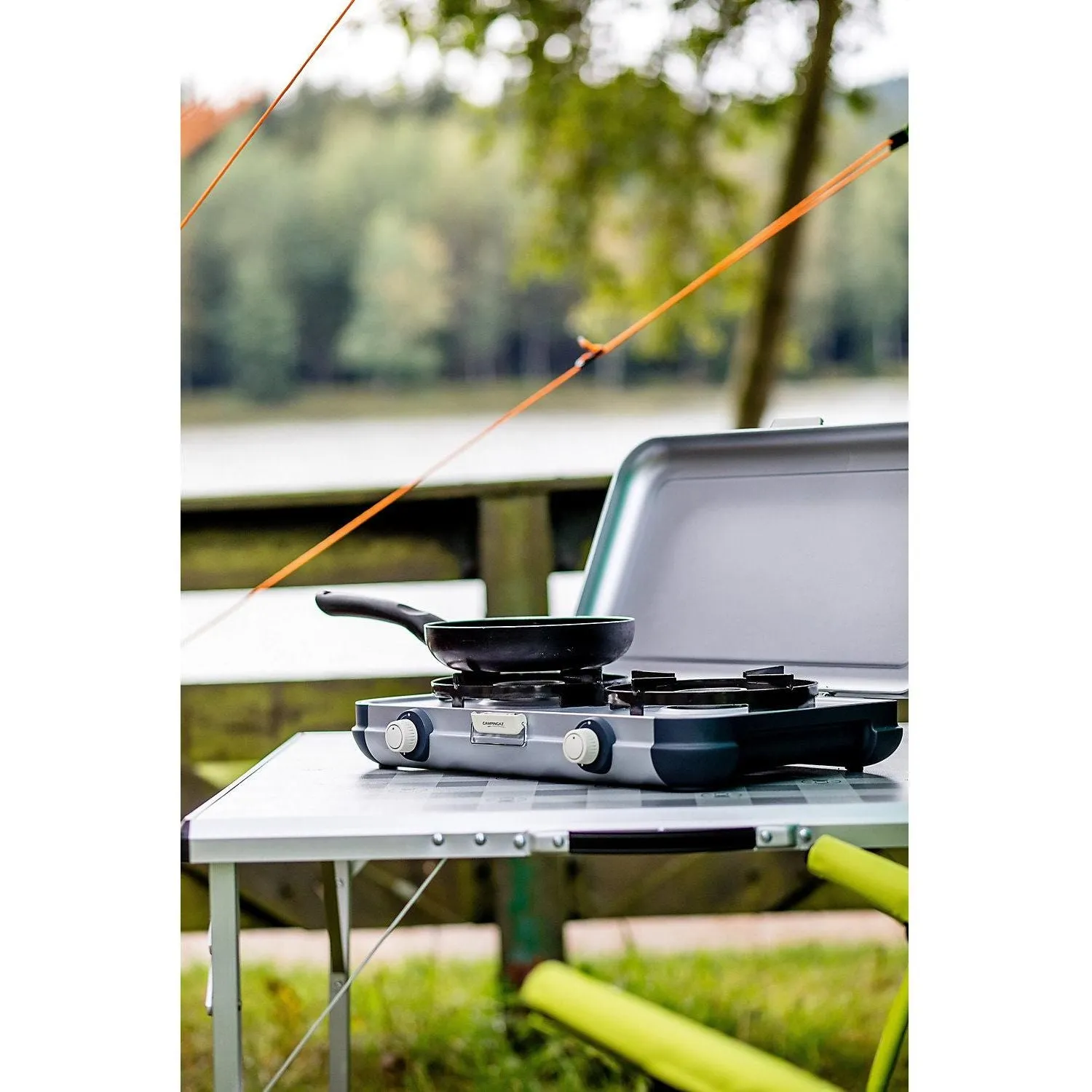 Campingaz Slim Design Camping Kitchen 2 Burner Stove Outdoors Cooking