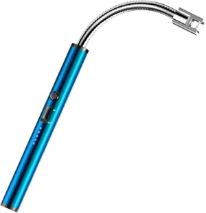 Candle Lighter Long USB Rechargeable Lighter,Electric Arc Lighter Flexible Flameless for Candles,Camping,Grill,Stove,BBQ