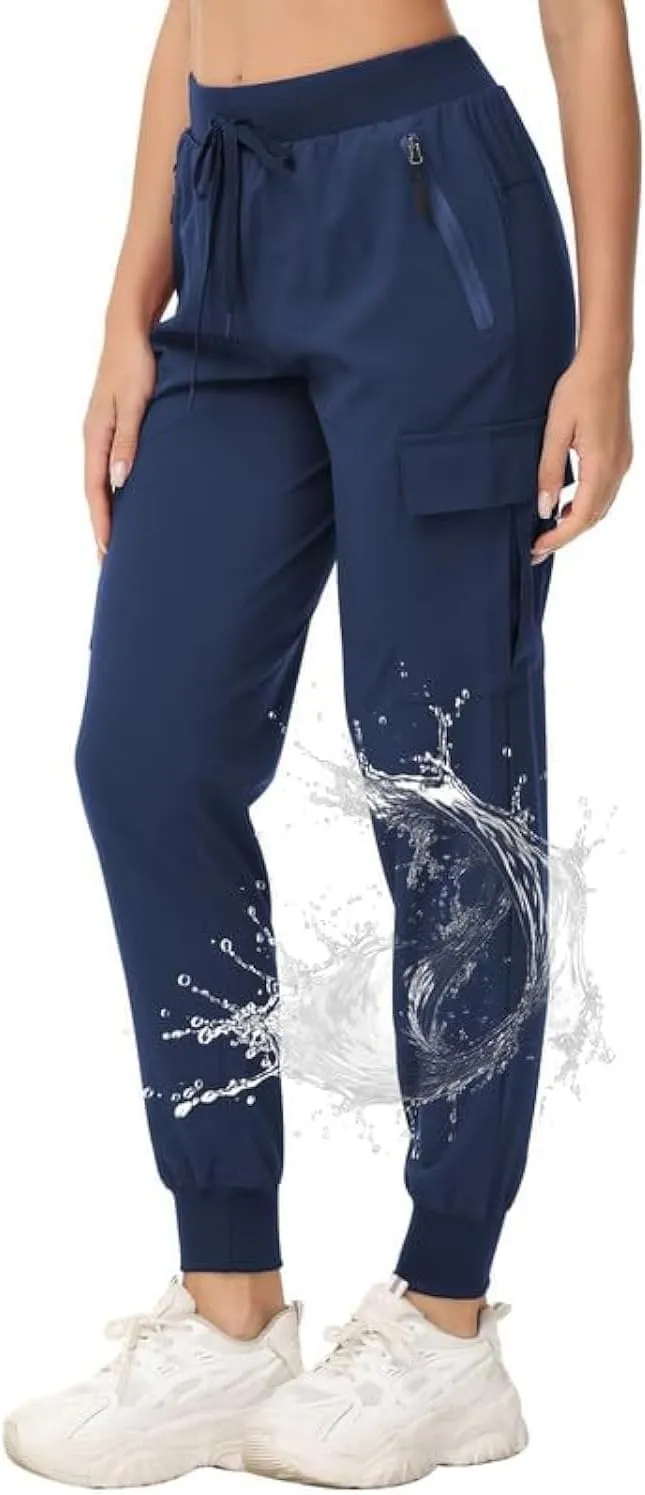 Cargo Pants Women Quick Dry Hiking Pants Trval UPF 50  Water Resistant Waterproof Lightweight Joggers