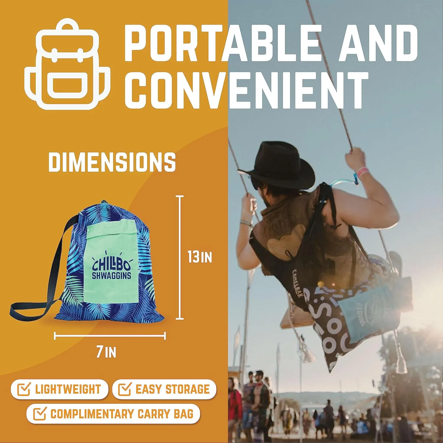Chillbo Inflatable Couch – Cool Inflatable Chair. Upgrade Your Camping Accessories. Easy Setup is Perfect for Hiking Gear, Beach Chair and Music Festivals.