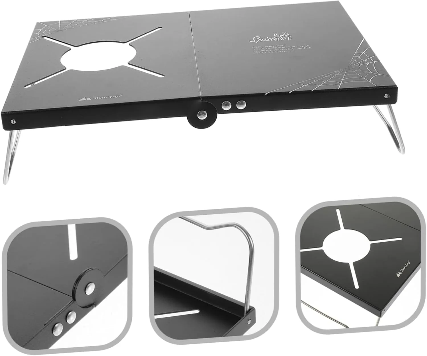 Ciieeo Backpacking Table Portable Folding Camping Table for Outdoor Picnic Hiking Camping Supply