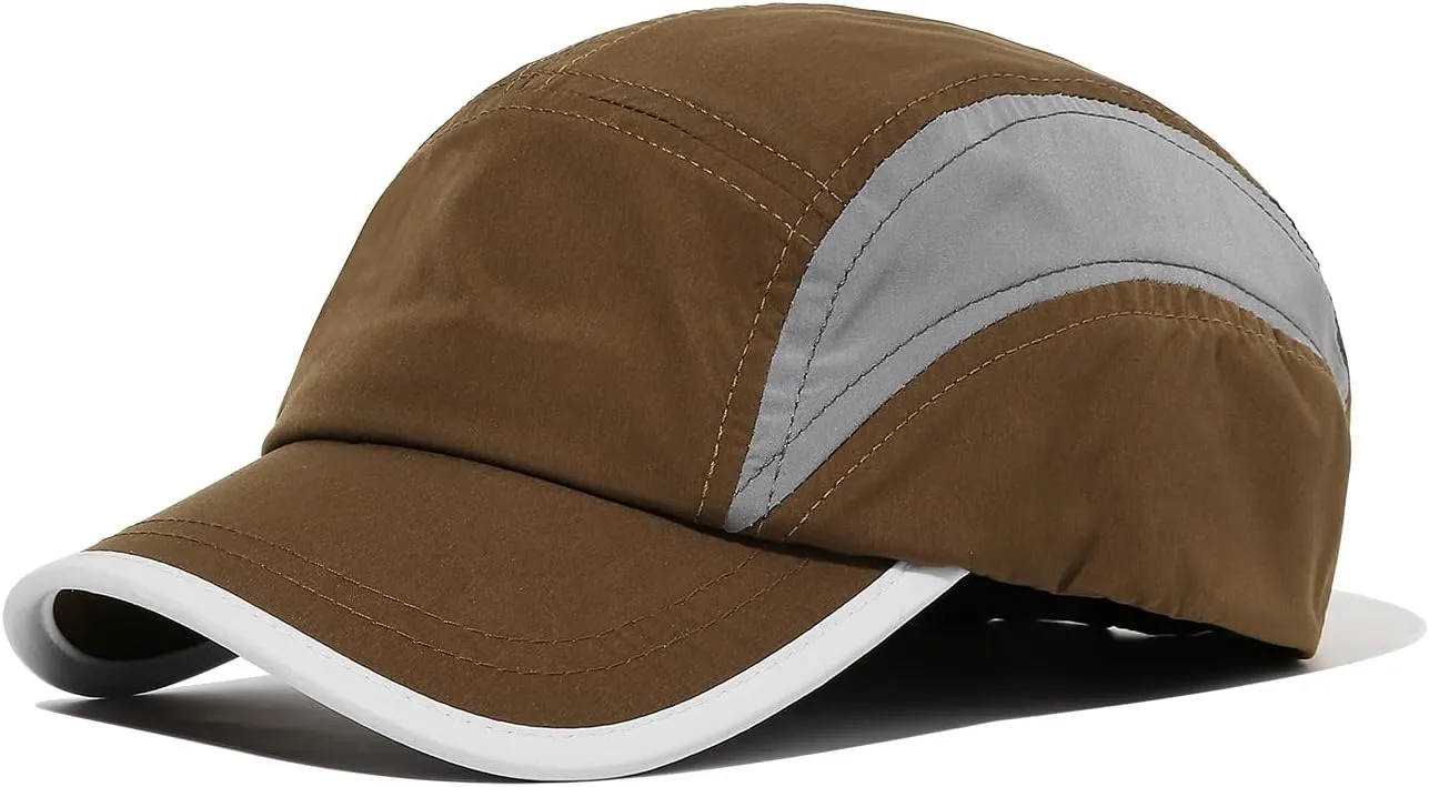 CLAPE Lightweight Short Bill Baseball Caps Quick Dry Waterproof Outdoor Sports Hat Unstructured Tucker Cap Breathable Dad Cap