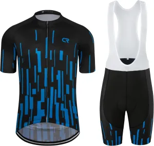 Coconut Ropamo CR Men's Cycling Jersey Set Road Bike Jersey Zipper Pocket Short Sleeves Cycling Kits Bib Shorts 3D Padded
