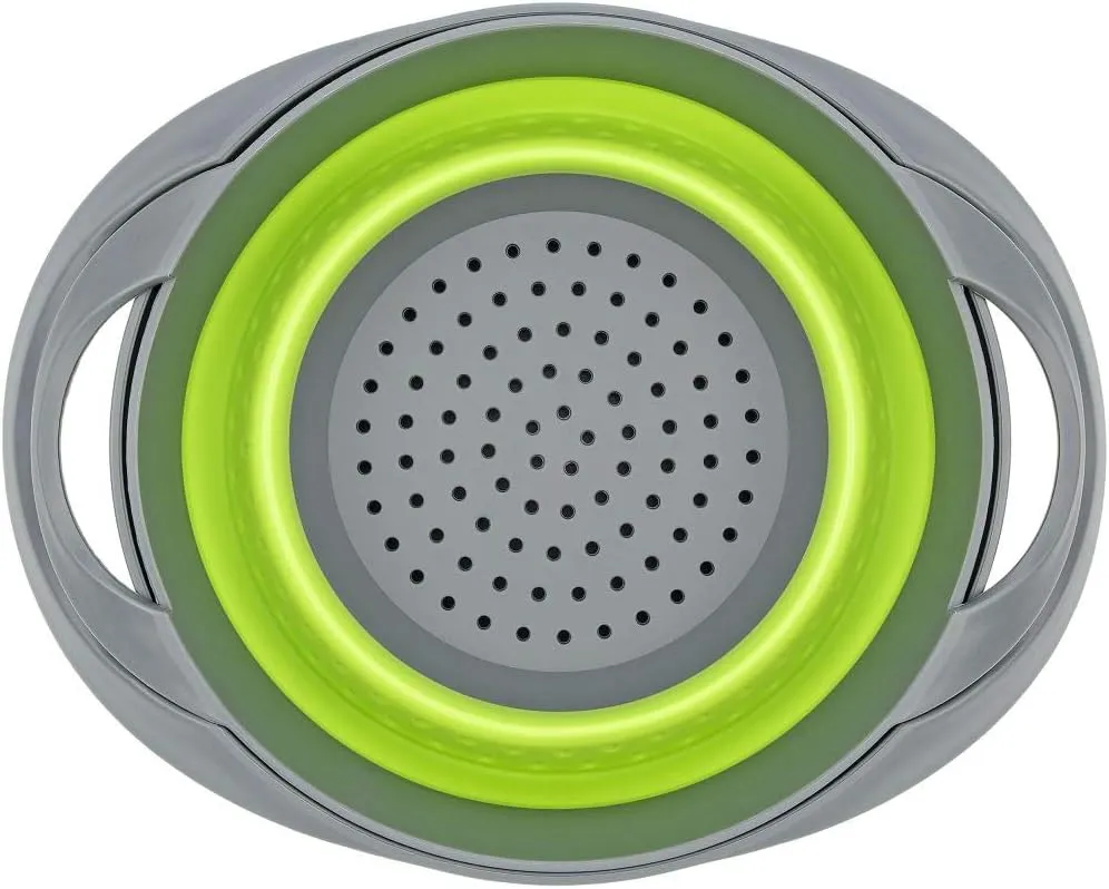 Collapsible Strainer and Bowl Set – Space-Saving Kitchen Colander Pack for Food Prep and Cooking