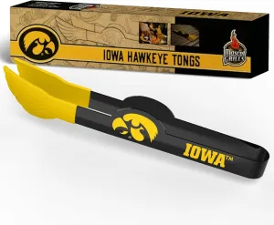Collegiate Tongs - Rust Resistant Kitchen & BBQ Grilling Tongs - Ideal Gift for Tailgaters, Campers and Outdoor Cooking