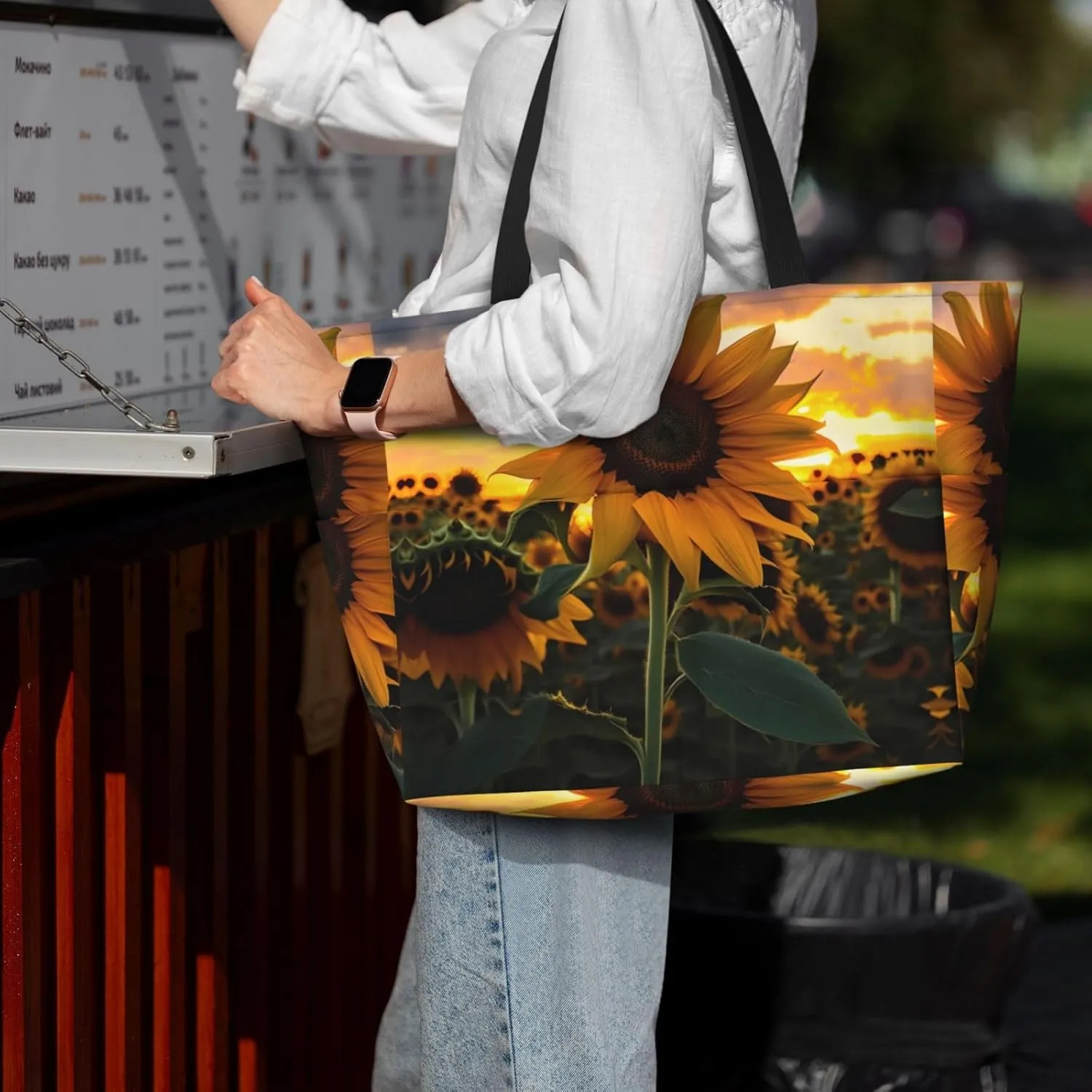 Colorful hearts portable travel bag large capacity luggage bag beach bag dry and wet separation gym bag lightweight