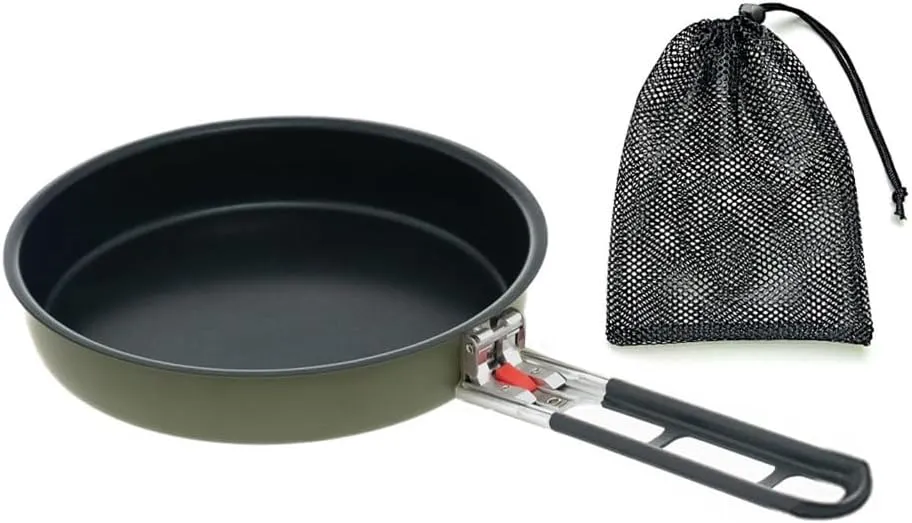 Cooking Pot Nonstick Camping Frying Pan Outdoor Energy Saving Quick Heating Pot