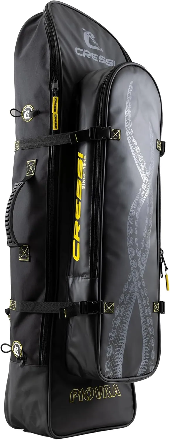 Cressi Freediving Waterproof Backpack - High Storage Capacity - Cooler-Type Front Compartment - Piovra: designed in Italy