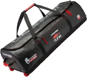 Cressi High-Capacity Wheeled Bag - Water Resistant - 120 Liters Capacity - Ideal for Scuba Diving and Water Sports Equipment - Tuna: Designed in Italy