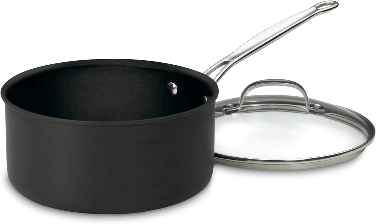 Cuisinart 4-Quart Saucepan and Cover Chef's Classic PURELYCERAMIC™ Nonstick PFAS Free Hard-Anodized, 6194C-20