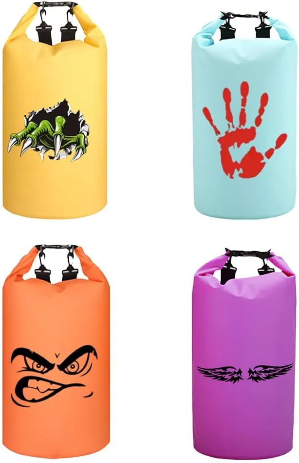 Custom Waterproof Dry Bags - Personalized 5L/10L/20L/30L Floating Lightweight Bags for Kayaking/Fishing/Camping, Customizable with Club Logo (Multiple Colors) (Dark blue)