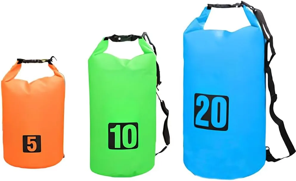 Custom Waterproof Dry Bags - Personalized 5L/10L/20L/30L Floating Lightweight Bags for Kayaking/Fishing/Camping, Customizable with Club Logo (Multiple Colors) (Dark blue)