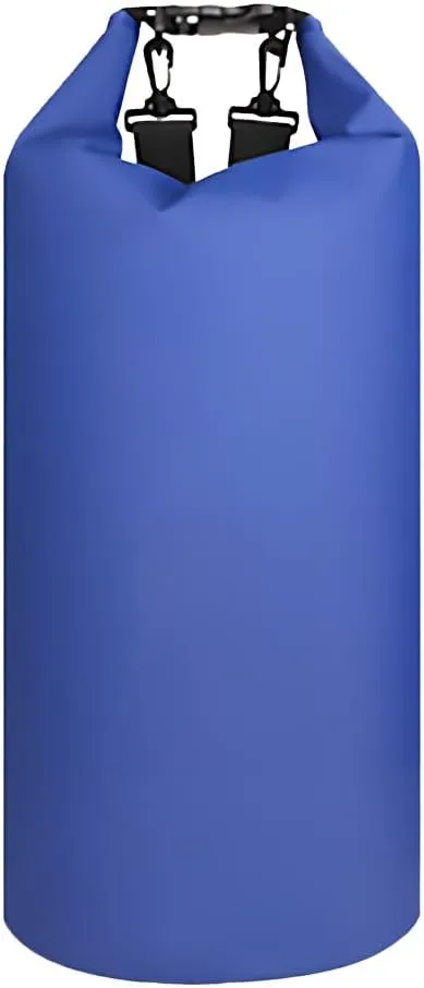 Custom Waterproof Dry Bags - Personalized 5L/10L/20L/30L Floating Lightweight Bags for Kayaking/Fishing/Camping, Customizable with Club Logo (Multiple Colors) (Dark blue)