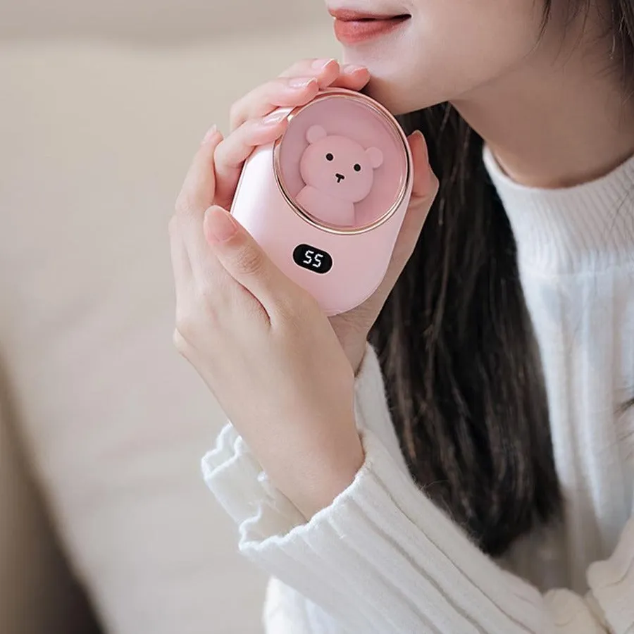 Cute Teddy Hand Warmer and Power Bank