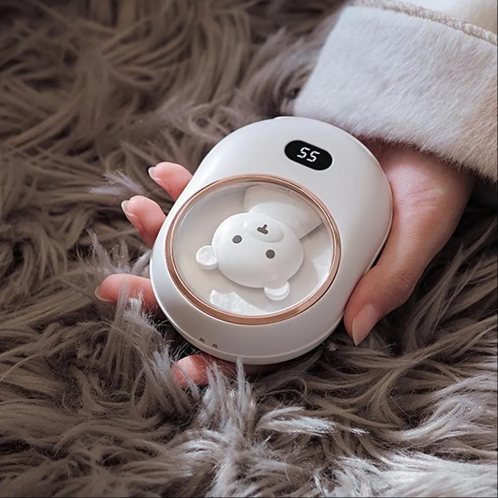 Cute Teddy Hand Warmer and Power Bank