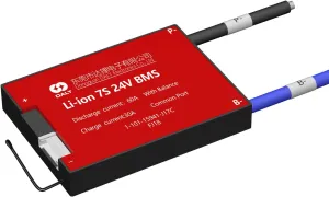 DALY 24V BMS li-ion 7S 60A with Balance Wire and Temperature Sensor for Rated 3.7V Lithium Battery Power Bank Short Circuit Protection（Standard BMS,60A）