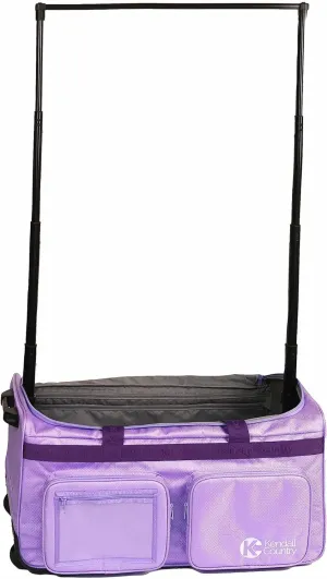 Dance Bag with Garment Rack – Collapsible Costume Rolling Duffel Bag with Wheels for Competition, Shows, Performances, Travel and More by Kendall Country – Large, 28 inch luggage