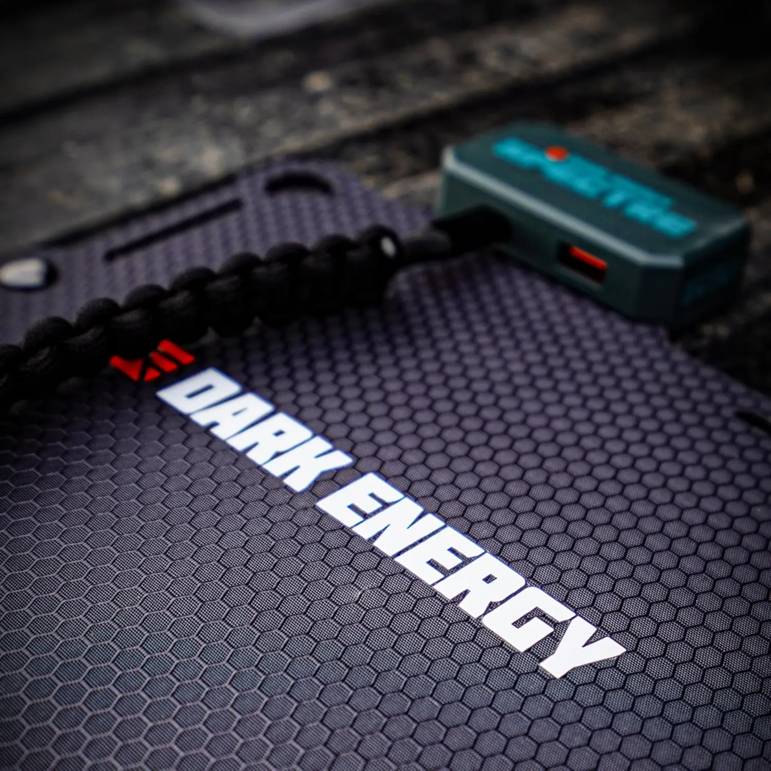 Dark Energy Spectre 8W Folding Solar Panel with Water-Resistant Molle Travel Bag for Electronics | Charge Any Device, Anywhere, Anytime via Solar Panel or Signature Series Wall and Car Adapters