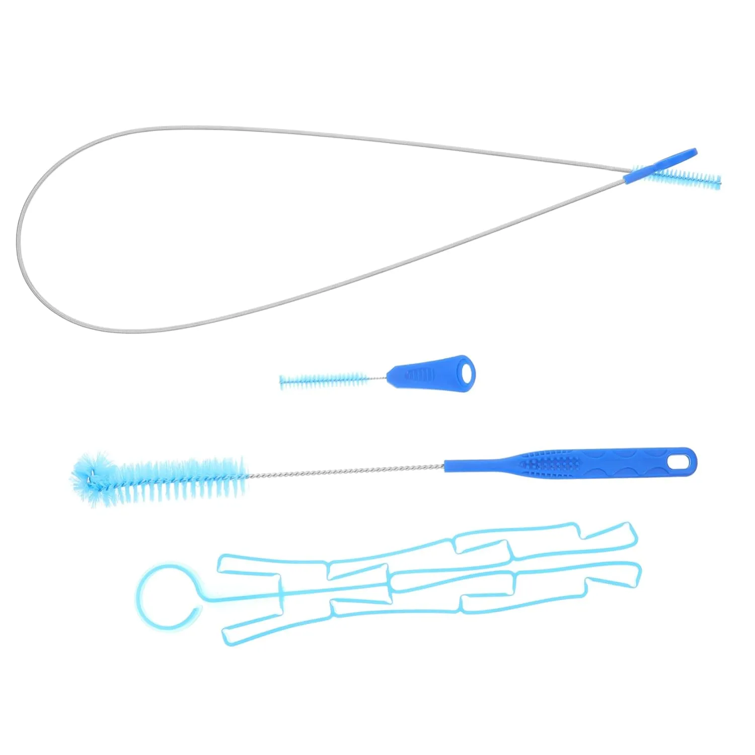 Didiseaon 1set Outdoor Hydration Bladder Cleaning Brush Set Kit with Drying Rack Hose Bite Valve Cleaner Portable Water Bottle Cleaning for Hydration Packs and Outdoor Activities