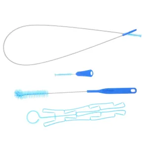 Didiseaon 1set Outdoor Hydration Bladder Cleaning Brush Set Kit with Drying Rack Hose Bite Valve Cleaner Portable Water Bottle Cleaning for Hydration Packs and Outdoor Activities