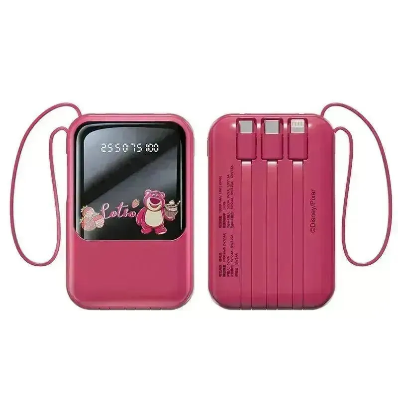 Disney Fast-Charging Power Bank With Dual Cables