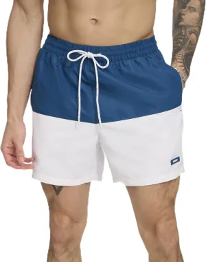 DKNY Men's Lightweight Quick Dry Volley UPF 40  Protection Swim Trunk