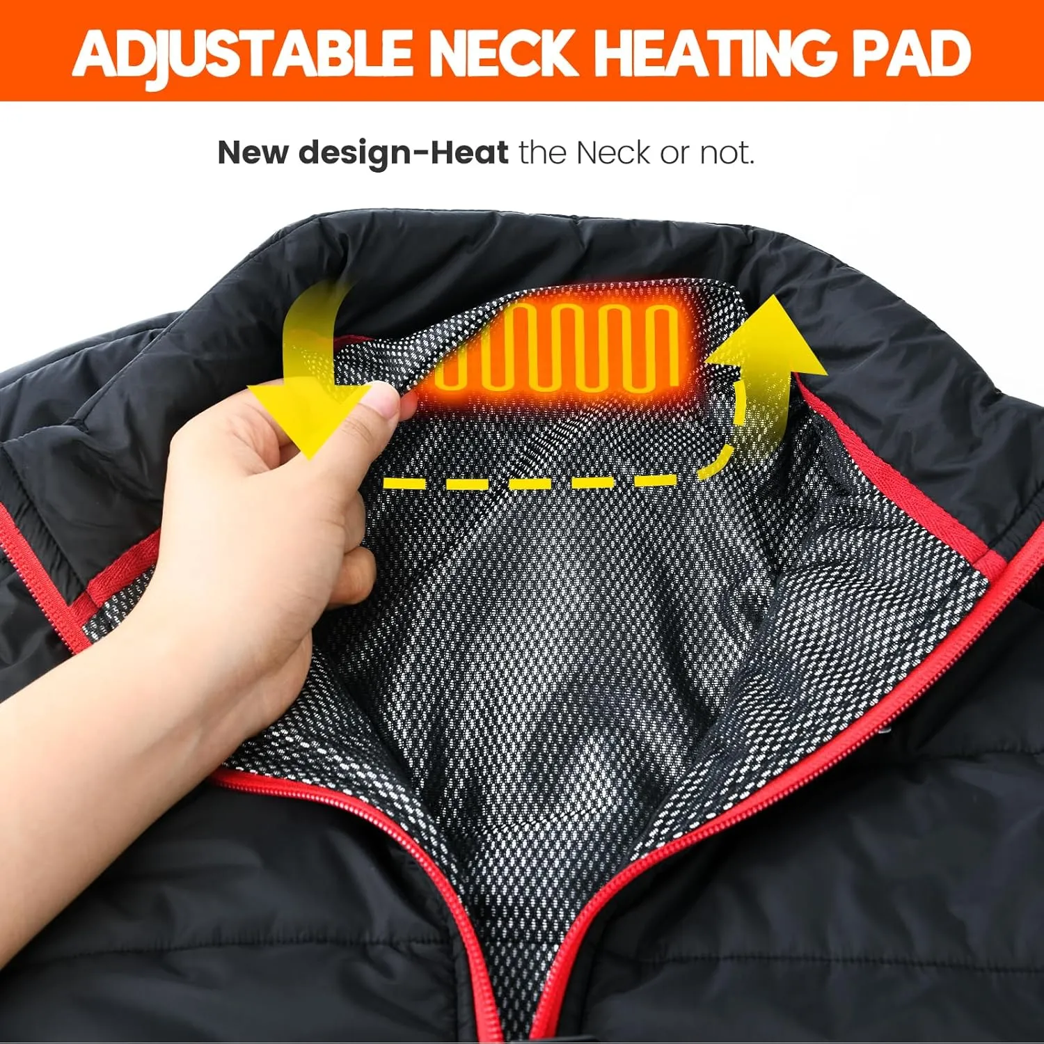 DOACE® Upgraded Heated Vest for Men and Women, Smart Electric Heating Vest, Lightweight Heated Jacket (Battery Not Included)