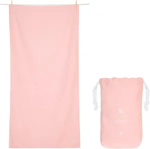 Dock & Bay Beach Towel - Quick Dry, Sand Free - Compact, Lightweight - 100% Recycled - Includes Bag - Essential - Pink, Large (160x90cm, 63x35)